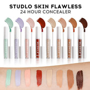 Color Liquid Conceal Contour Foundation, Waterproof 8 Colors Tone, 07