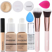 PHOERA Foundation,Full Coverage Foundation,PHOERA Primer,PHOERA Powder,PHOERA Concealer PHOERA Warm peach)