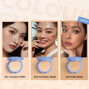 Oil Control Pressed Powder, Matte Smooth Face Setting (BROWN 2#)