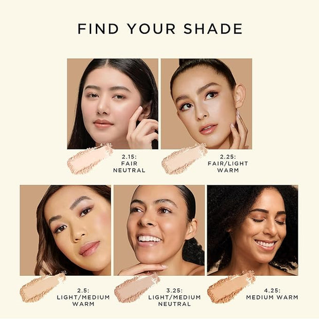 HALEYS Re-cover Matte Weightless Powder Foundation (2.15), Buildable, + CF