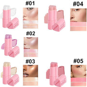 Heart Blush Stick, Matte Rouge Stick, Cheek Contour (06#, 0.) 21 OZ