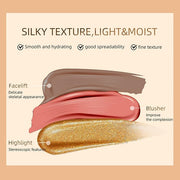 MAEPEOR Liquid Highlighter Stick Rose Cream Liquid Highlighter (5# Rose)