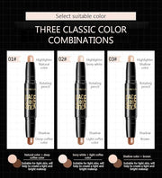 BIOAQUA Play 109 Face Stick Contour Duo 2 SHALLOW COLOR/BROWN)