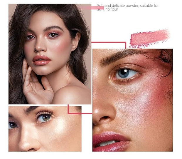 MAEPEOR Matte Face Blush 8 Colors Lightweight Natural (Color 07)