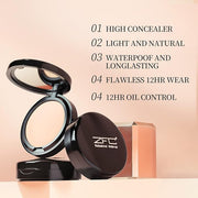 Foundation Makeup Concealer, Medium-to-Full Coverage Foundation Cream, Long