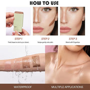 Cream Contour Stick, Face Cream Bronzer Makeup Stick Soft Glow)
