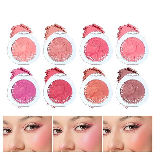 MAEPEOR Matte Face Blush 8 Colors Lightweight Natural (Color 07)