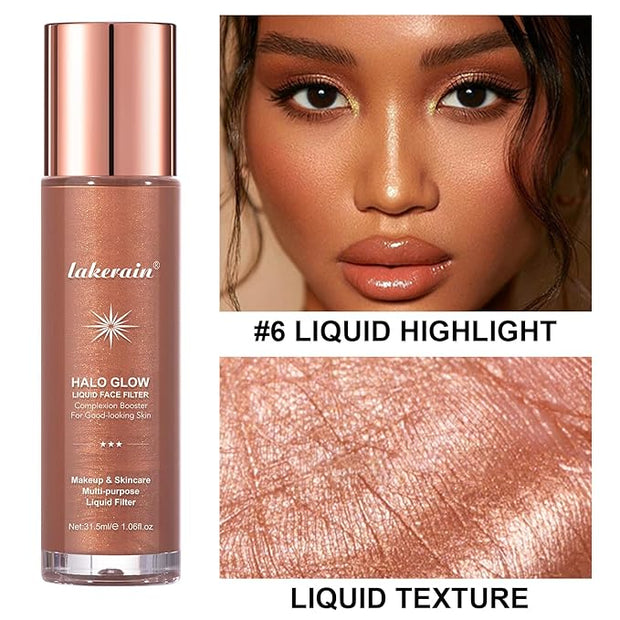 Natural Glow Liquid Filter Makeup, Longwear Face Luminizer, 1.06 fl oz