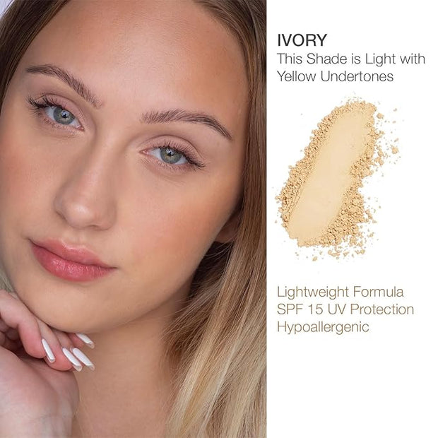 bellapierre Compact Mineral Foundation SPF 15 | Vegan - Ivory 35 Oz