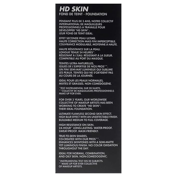 Make Up For Ever HD Skin Undetectable Stay-True 1.01 Foundation