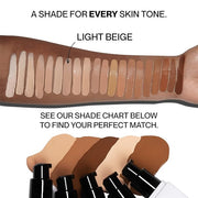 HIDE PREMIUM Liquid Foundation, Multi-Use Waterproof Foundation, Medium/Full 1 fl oz