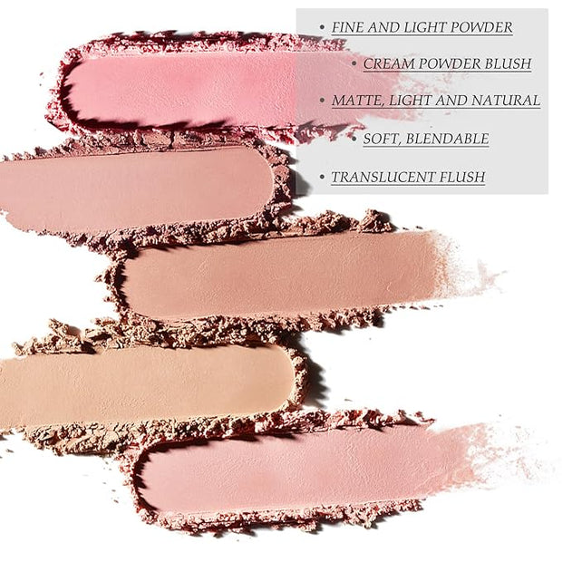 Boobeen Powder Blush, Single Color Blush Face Blush