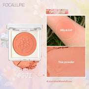 FOCALLURE Powder Palette Blush, Matte Mineral Blush Powder, Blendable, #301