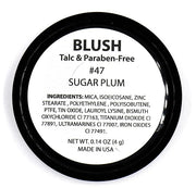 Sugar Plum Deep Red Purple Blush Pressed Cheek Cruelty Free 4 G