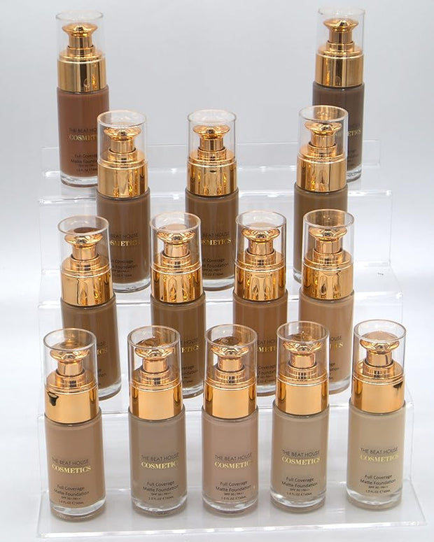 Full Coverage Matte Foundation (Chestnut) | SPF 50/ Stay |