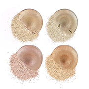 Boobeen 4 Color Highlighter Makeup Palette, Face Baked and Glowing
