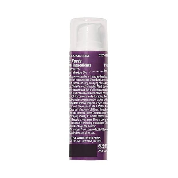 COVERGIRL Advanced Radiance Age Defying Foundation Makeup Natural of 2) 1 oz
