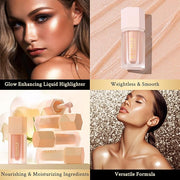 KIMUSE Soft Natural Glow Liquid Filter, Weightless, Long-Wearing, Illuminator Makeup