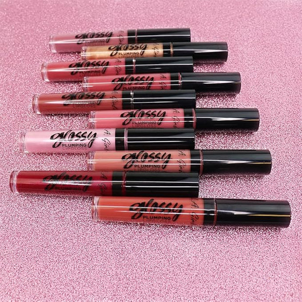 L.A. Girl Glossy Plumping Lipgloss- Pink Up, 0.17 Fl Oz