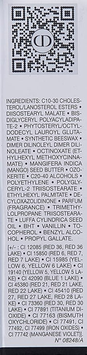 Dior Christian Dior Addict Glow Color Awakening Lip Balm SPF 10, No. 004 Coral, 0.12 Ounce
