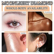 Body Glitter Face Highlighter Palette,Shimmering Shiny Contour Makeup