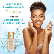 Veil Cosmetics Complexion Fix Liquid Foundation – Buildable Medium Gold) 3G