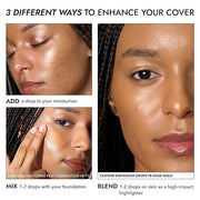 COVER FX Custom Enhancer Drops - Candlelight: Classic Liquid Highlighter 15mL