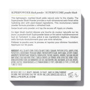 Well People Superpowder Blush Powder, Hydrating Powder Blush Guava Twist