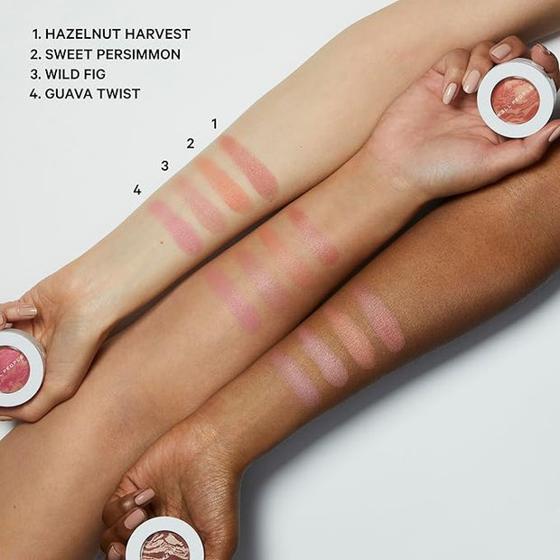 Well People Superpowder Blush Powder, Hydrating Powder Blush Guava Twist
