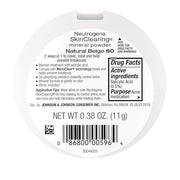Neutrogena SkinClearing Mineral Acne-Concealing Pressed Powder Compact, Shine-Free 38 oz