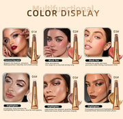 MAEPEOR Liquid Highlighter Stick Rose Cream Liquid Highlighter (5# Rose)