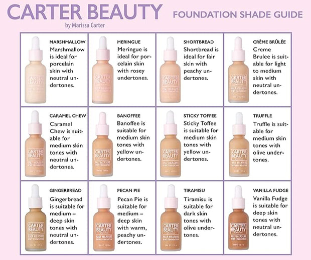 Half Measure Dewy Foundation - Gingerbread by Carter 1. Foundation 01 oz