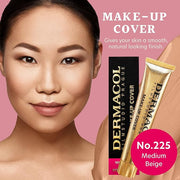 Dermacol - Full Coverage Foundation, Liquid Makeup Matte Shade 225 30g