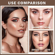 Bronzer Stick Highlighter Stick Cream Contour Stick Makeup,2PCS Beginner-Light Medium