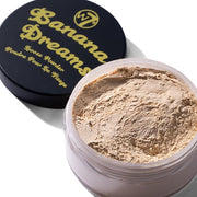 W7 Banana Dreams Application Set - Yellow-Toned Loose Powder Puff