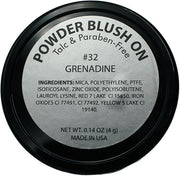 Grenadine Orange Coral Summer Red Blush Pressed Cheek Cruelty Free 4 G