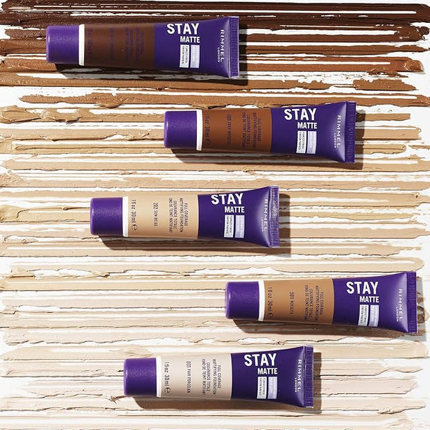 Rimmel London Stay Matte Liquid Mousse - 504 Control, Oil-Free, 1oz