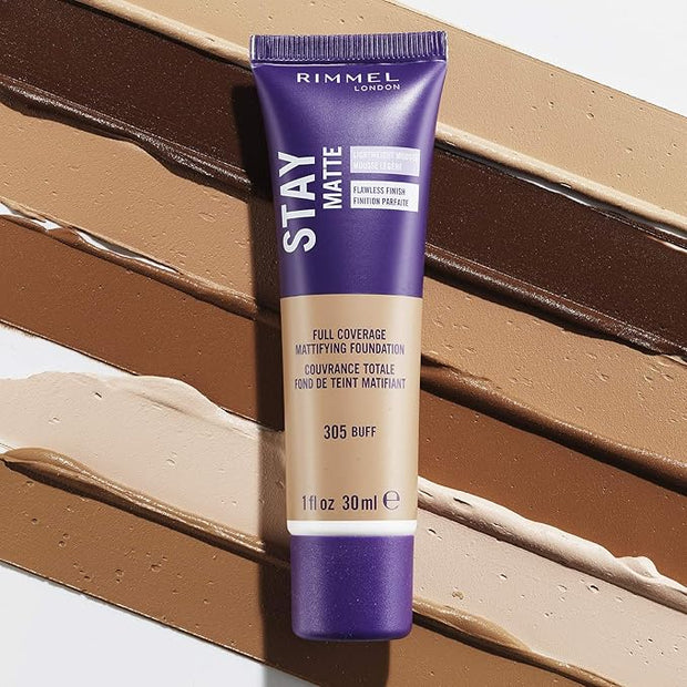 Rimmel London Stay Matte Liquid Mousse - 504 Control, Oil-Free, 1oz