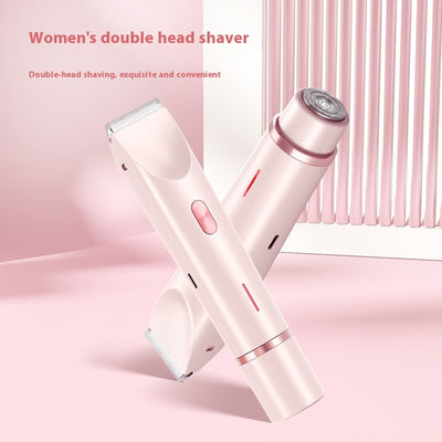 2-in-1 Waterproof Electric Shaver & Trimmer for Women