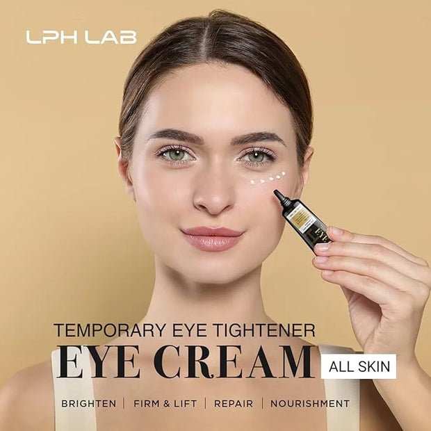 Temporary Eye Tightener Eye Cream, Instant Reduces Under-Eye Bags, Dark Circles&Puffiness, Anti Aging Fine Lines, Firm Tha...