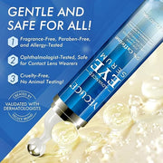 5% Caffeine Peptide Eye Serum, Under Eye Roller Cream for Dark Circles, Puffiness, Bags Under Eyes - 360° Massage Ball Cre...