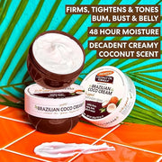 Palmer's Coconut Oil Formula Brazilian Coco Cream with Vitamin E, 8.8 Fl Oz, Whipped Bum, Bust & Body Cream, Helps with Sk...