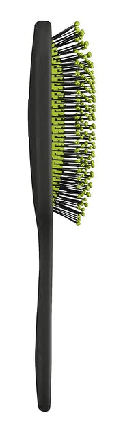 Conair The Knot Doctor for Premium Pro Detangling Brush for Wet or Dry Hair with Green Storage Case, Black - Product Image