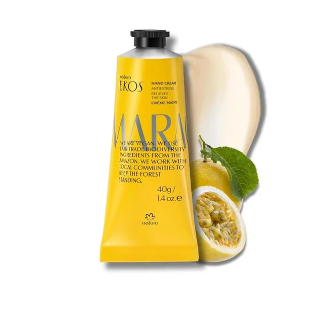 natura - Ekos Maracujá Hand Cream - Calming Hand Balm - Fast Absorption - 24-Hour Deep Hydration Skin Moisturizer - Vegan ...