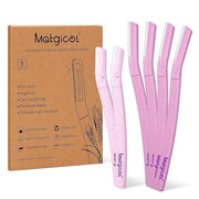 Eco-Friendly Women's Dermaplaning Razor - Multipurpose Exfoliating Tool with Anti-Cut Blades & Biodegradable Handle for Si...