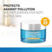 Neutrogena Hydro Boost Face Moisturizer with SPF 25, Hydrating Facial Sunscreen, Oil-Free and Non-Comedogenic Water Gel Fa...