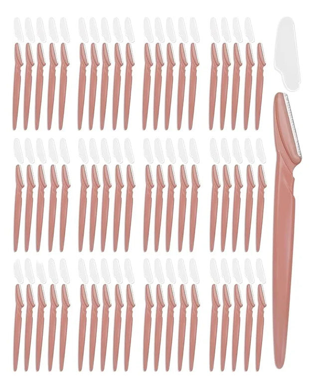 Dermaplane Razor, 60 Pcs Face Razors for Women and Men, Multipurpose Eyebrow Razor, Dermaplaning Tool for Face by MoHern, ...