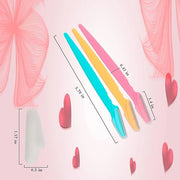 Eyebrow Razor, 54 Pcs Eyebrow Razors with Safety Cover, Face Razor for Women and Man Smooths Away Peach Fuzz, Easy to Use ...