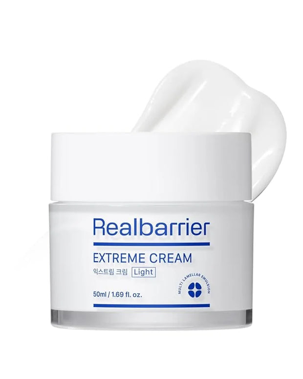 Real Barrier | Extreme Cream Light | Lightweight Daily Soft Face Moisturizer | Facial Moisturizing Cream with Hyaluronic A...