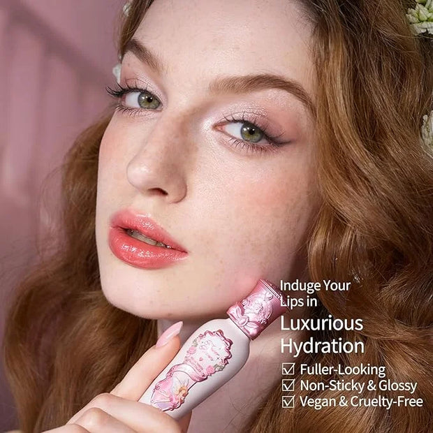 Flower Knows Midsummer Fairytales Lip Gloss G03 Firefly + Violet Strawberry Rococo Glitter Lip Gloss G02 Rasberry Booze - ...
